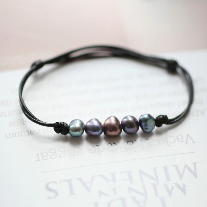 bracelet Lohri кристалл натуральный камень стекло браслет из бисера натуральный настоящий четырехлистный клевер талисманы браслет подарок на удачу браслеты для женщин - Окраска металла: bracelet