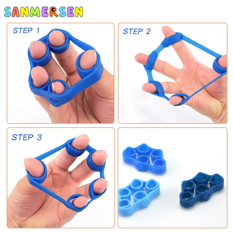 Силиконовый съемник для пальцев улучшенный держатель тренировочная игрушка
