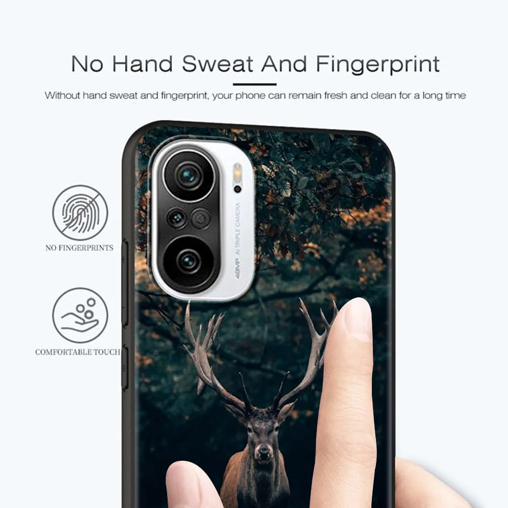 

Animal Deer Hunting Camo Smartphone For Xiaomi Redmi Note 10 9 9T 9S 8 8T 7 Pro Max TPU Cover Soft Fundas Shell