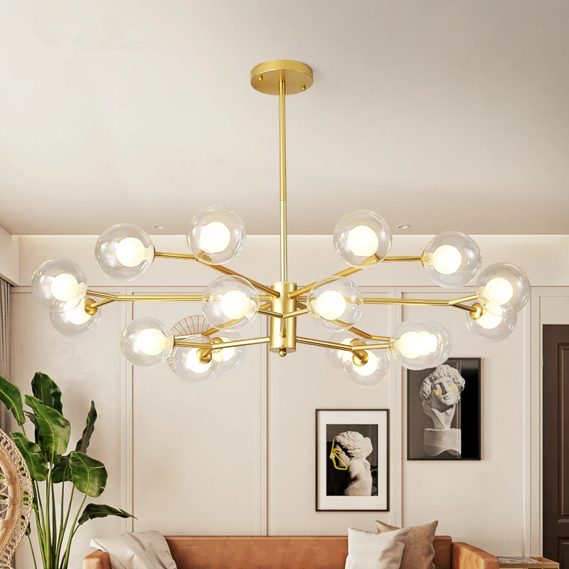 Стеклянный абажур подвесной светильник s Ретро Лофт промышленный для гостиной