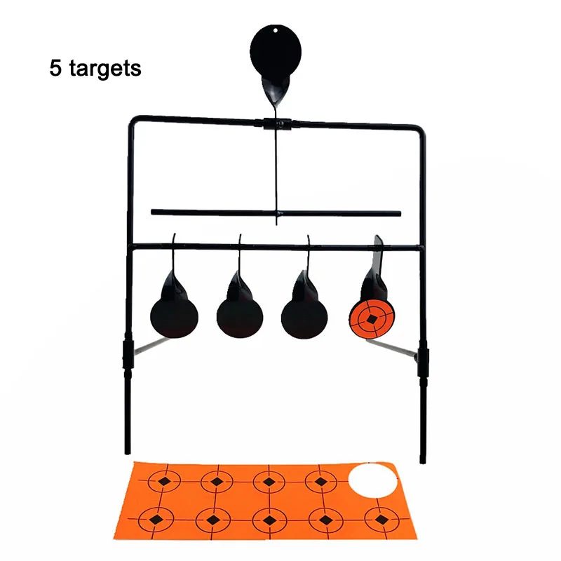 Новинка 5 целей саморегулирующийся спиннинг металлический целевой набор для