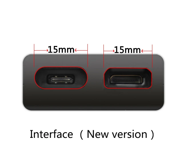 GAOMON 3-1 HDMI USB питание в одном кабеле только для графического планшета монитора PD1560 - Цвет: Newversion
