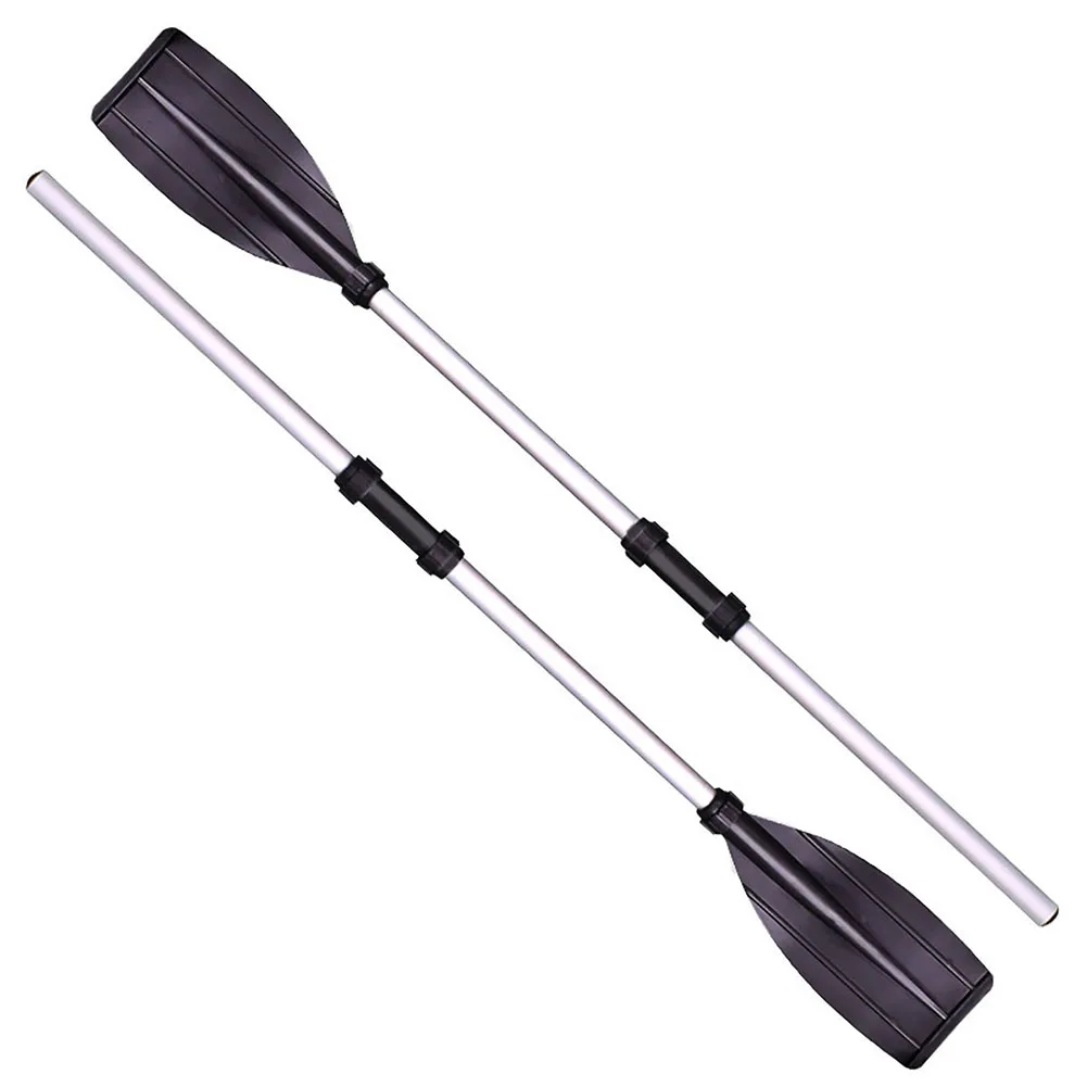 

New 2pcs Aluminum Alloy Detachable Paddle Canoe Oar Inflatable Boat Kayak Accessories Float Afloat Oars Fitting Boat Rafting