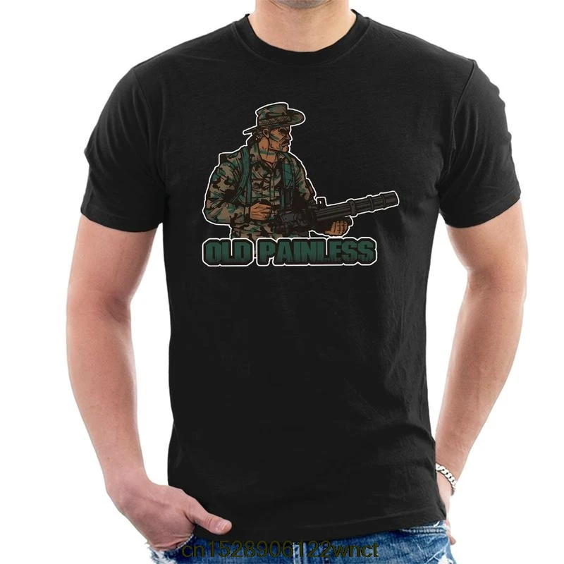 

2020 New Printed Funny Predator Old Painless Men's T-Shirt camiseta masculina women's tshirt