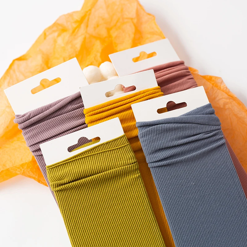 Calcetines holgados para beb&eacute;s y ni&ntilde;os, medias de terciopelo, suaves y c&oacute;modas, largas, coreanas, 1 par-5