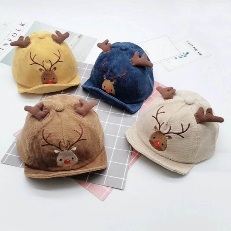 New Spring Autumn Baby Baseball Cap Xmas Fawn Boys Caps Fashion Toddler Infant Hat Children Kids | Детская одежда и обувь