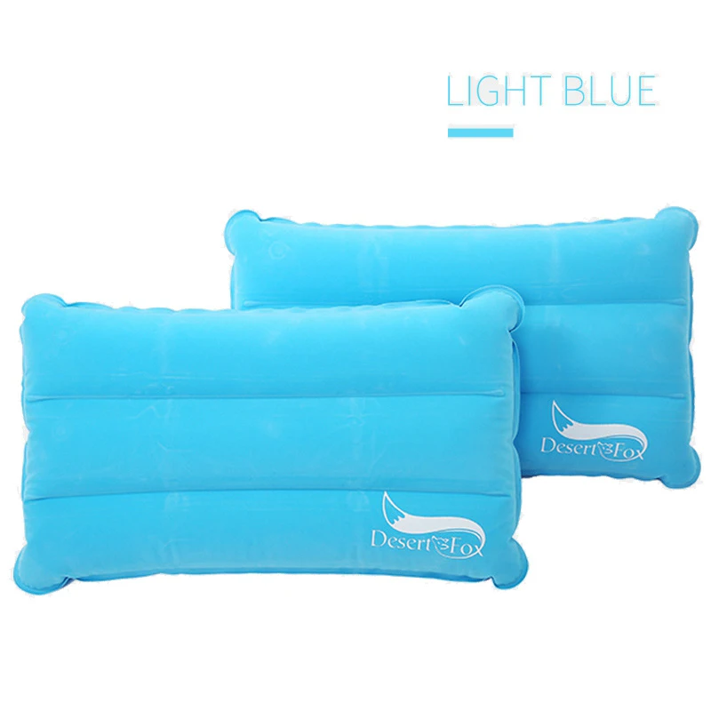 1 шт. Кемпинг воздушная надувшая Подушка Портативная Складная двухсторонняя