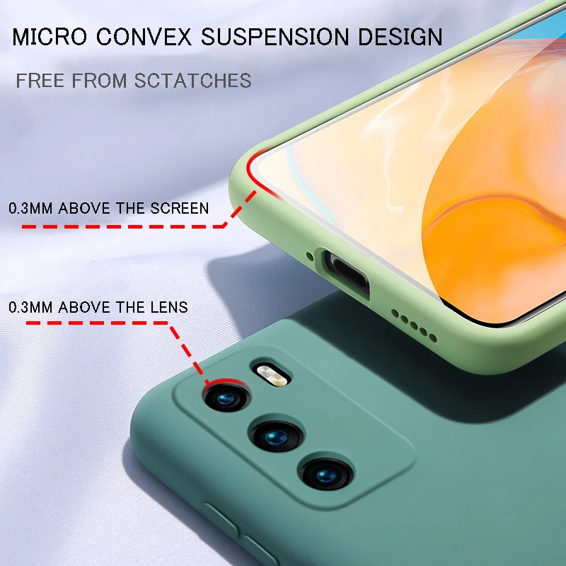 Shockproof Original Silicone For Huawei P40 P30 P20 Mate 10 20 30 Pro P Smart 2019 Nova 2 Plus 5 T 5i 6 7 SE Soft Back Cover |