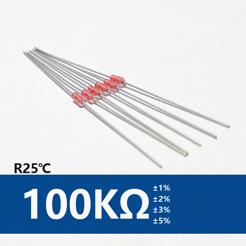 

MGD18 MF58 100K 104 3950 Стекло диод терморезистор типа НТК датчик температуры зонд в Шанхае Lingee