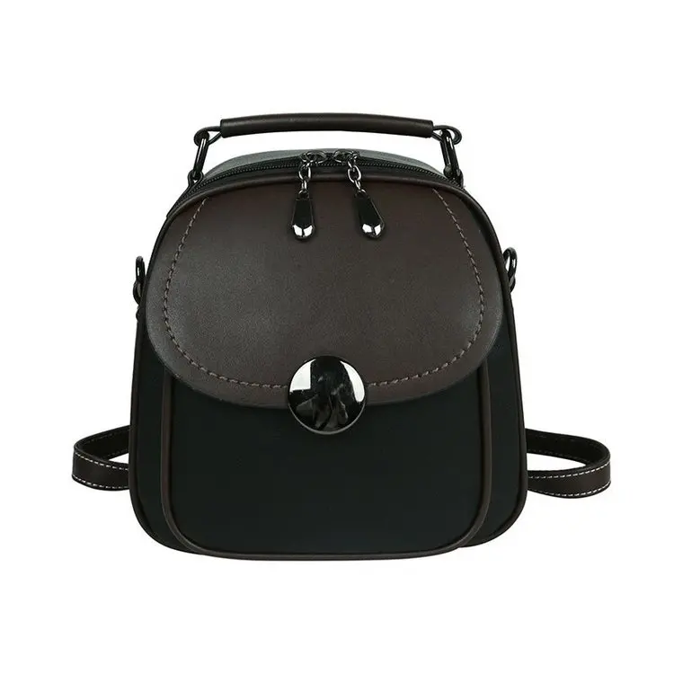 

2020 Louis Women Cute Leather Backpacks High Quality Female Vintage Backpack for Girls School Bag Small Travel Bagpack Ladies