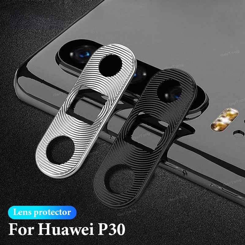 Защитный чехол для камеры Huawei P30 алюминиевый с кольцом и покрытием Lite Pro P 30 2