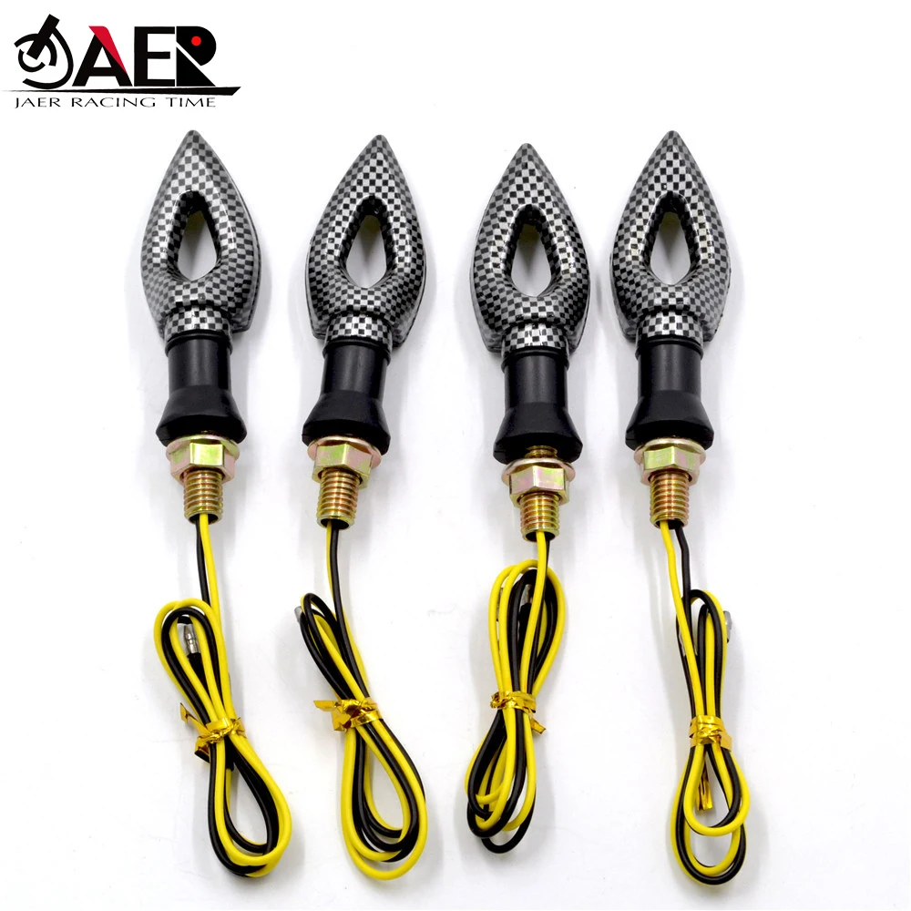 4 шт. светодиодные указатели поворота для мотоцикла и велосипеда 12 В |