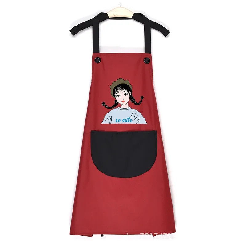 Водонепроницаемый Фартук из полиэстера милый Плетеный комбинезон для девушек