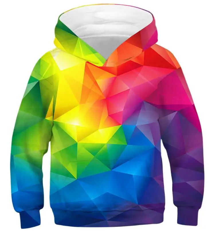 Детская толстовка с длинным рукавом и 3d рисунком звездного неба для мальчиков