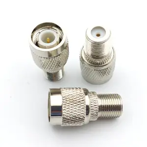 10pcs20pcs lot copper f female to tnc male adapter connectors free global shipping