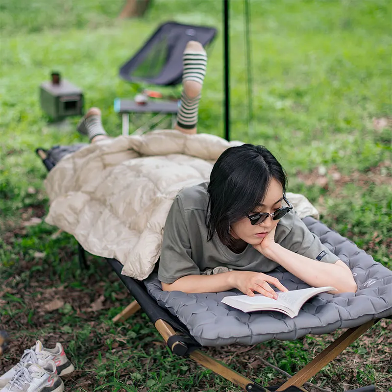 

Naturehikedouble Airbag Mattress Inflatable Cushion Moisture Proof Pad Outdoor Mat Camping Tent Sleeping Mat NH19QD009