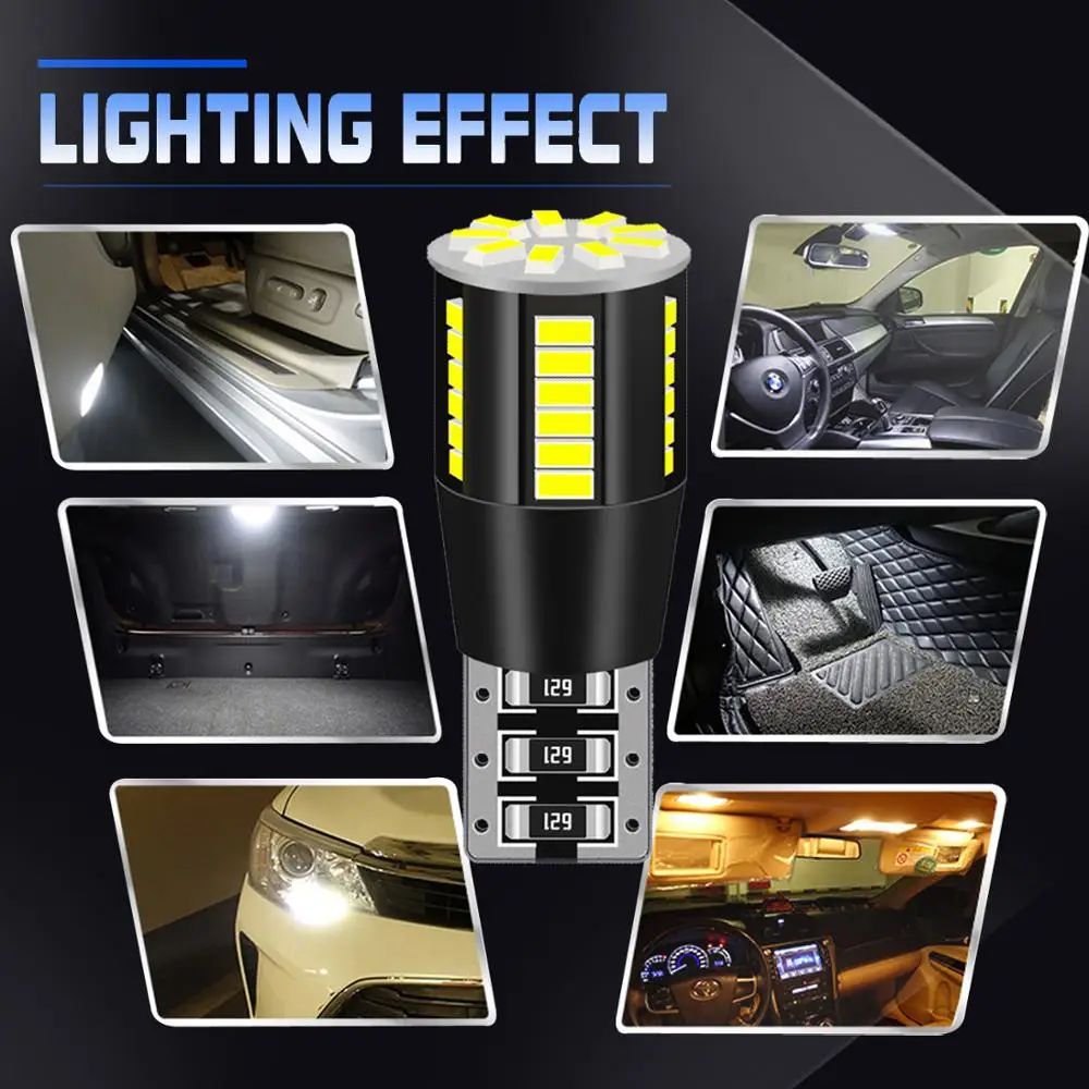 2 шт. автомобисветодиодный светодиодные лампы для указателей поворота T10 W5W 5W5 2835