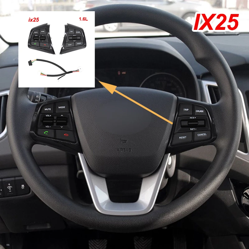 NEW Remote For Hyundai Creta Ix25 1.6L 2.0L Car Steering Wheel Cruise Control button Bluetooth Phone Cruise Control