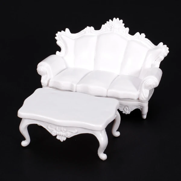 

7x4pcs Set Antique Sofa Set Model 1:25