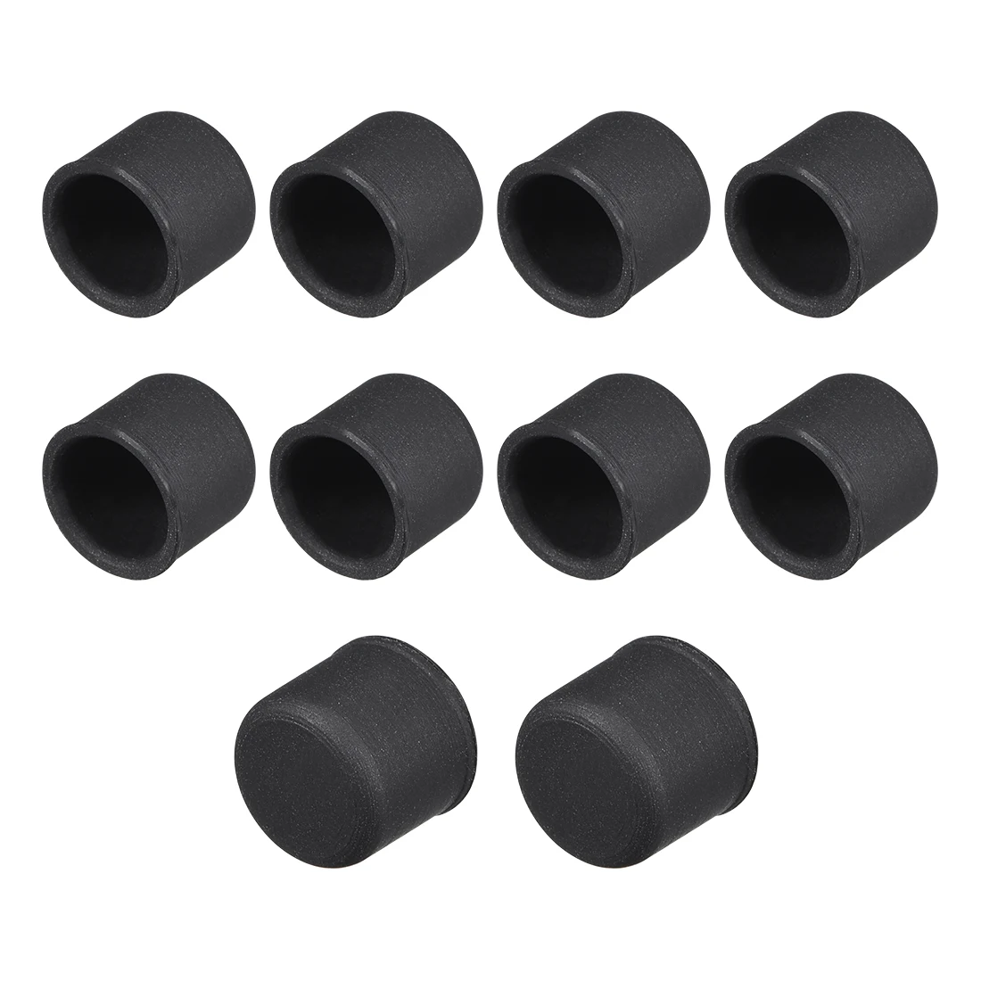 

uxcell 10pcs RCA Silicone Port Protectors Cap Cover Anti Dust 8mm Dia 10.5 x 8.5 mm Overall Size Black