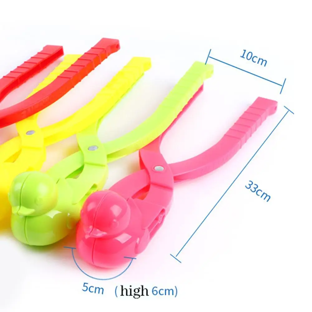 

Creative Outdoor Fun Sports Cartoon Shaped Snowball Snow Ball Maker Clip Toys for Children Outdoor Winter Snow Sand Mold Tools