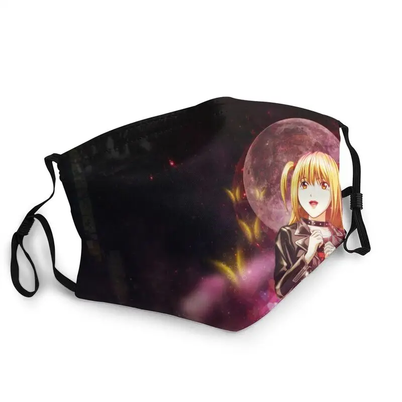 

Non-Disposable Misa Amane Mask Anime Manga Death Note Anti Haze Dustproof Protection Mask Respirator Mouth Muffle