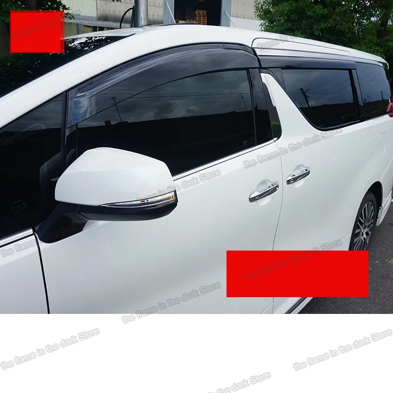 Lsrtw2017 защита от дождя на окно автомобиля козырек затвора для toyota alphard vellfire 2015 2016 2017