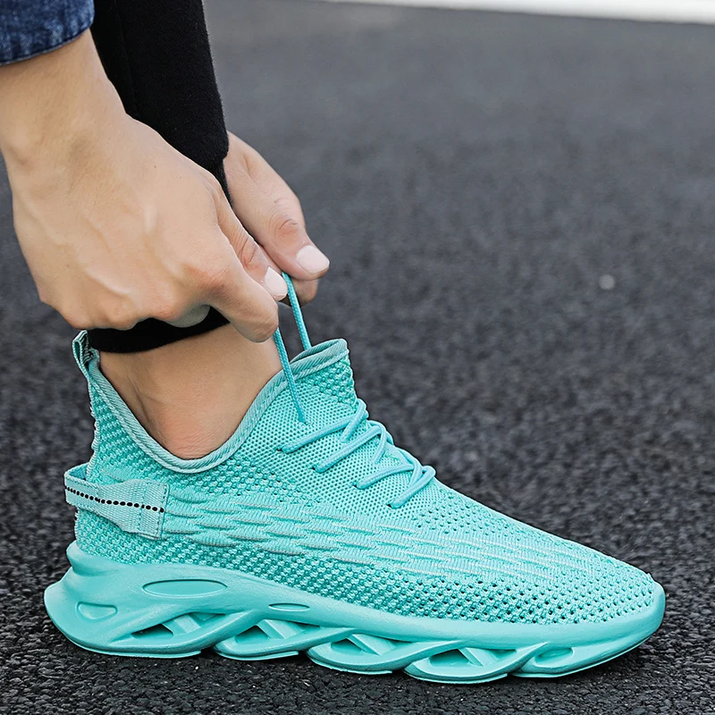 Тканая дышащая светильник повседневная мужская обувь для отдыха на лето и осень
