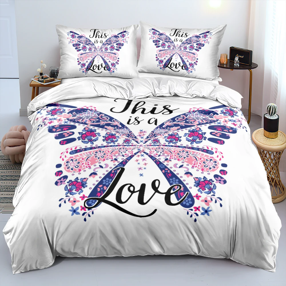 

Duvet Cover Sets Bohe King,Queen,Full Digital Printing Comforter Covers Bed Linen 3pcs Bedding Set