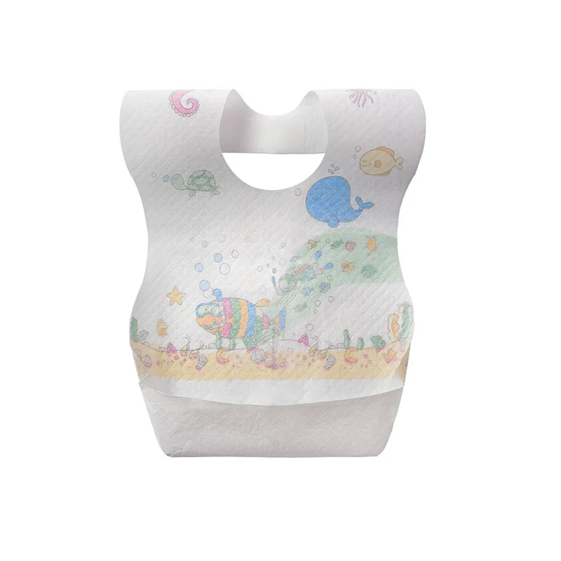 

Baby Bibs Burp Cloths Baby Disposable Bib Baby Saliva Towel Non-woven Waterproof and Dirty Portable Eating Baby Bib Babies Kids