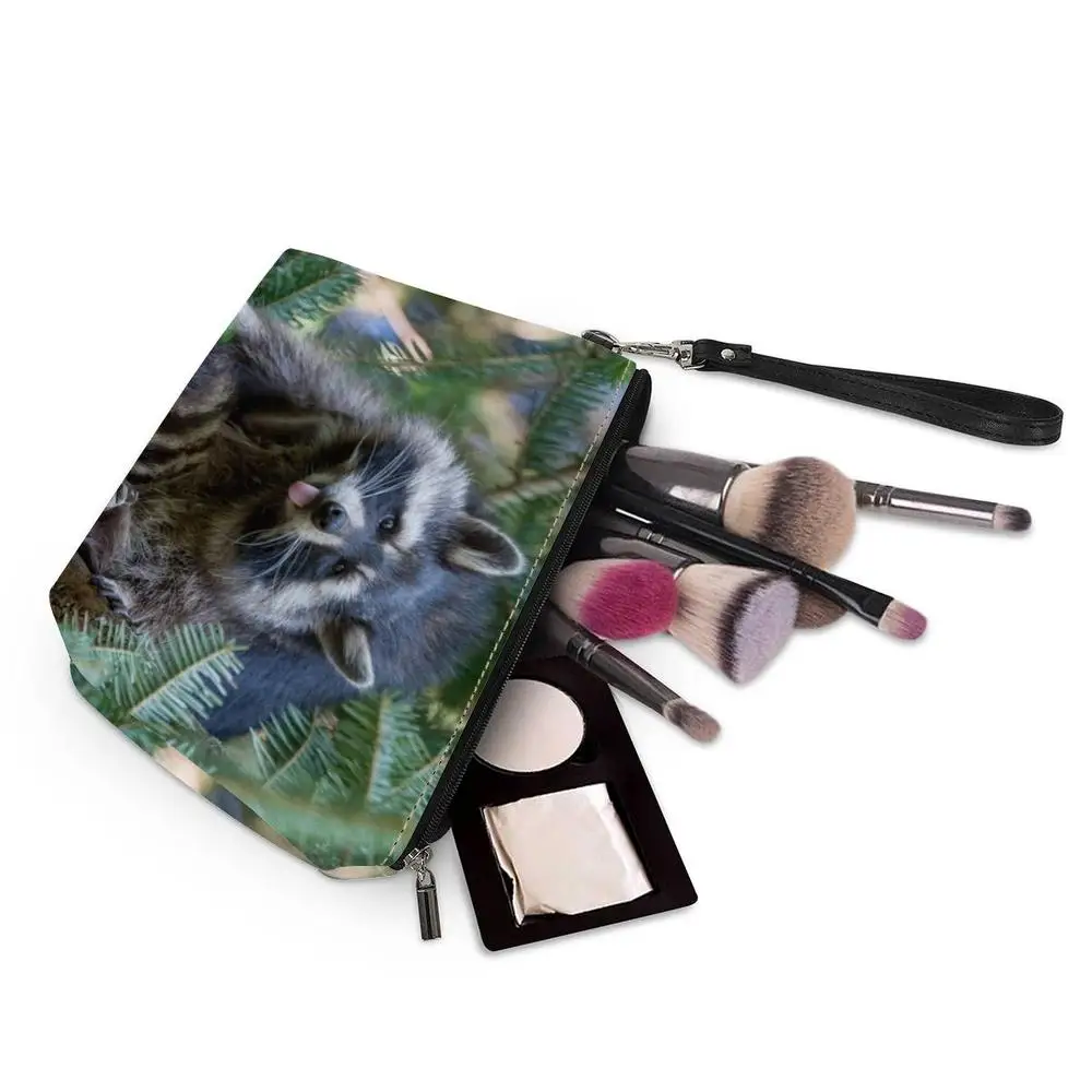 

Twoheartsgirl Merry Christmas Women Small Zipper Waterproof Cosmetic Bag Organizer Necessaries Make Up Pouch Wash Toiletry Bags