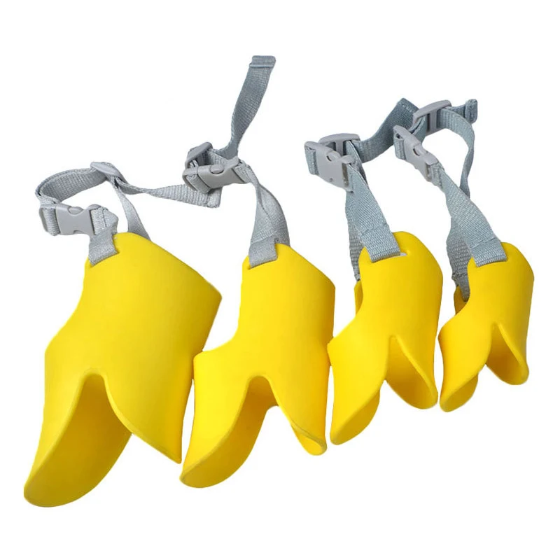 Новый дизайн Duckbill намордник для собак мордочка против укуса кора Жевательная