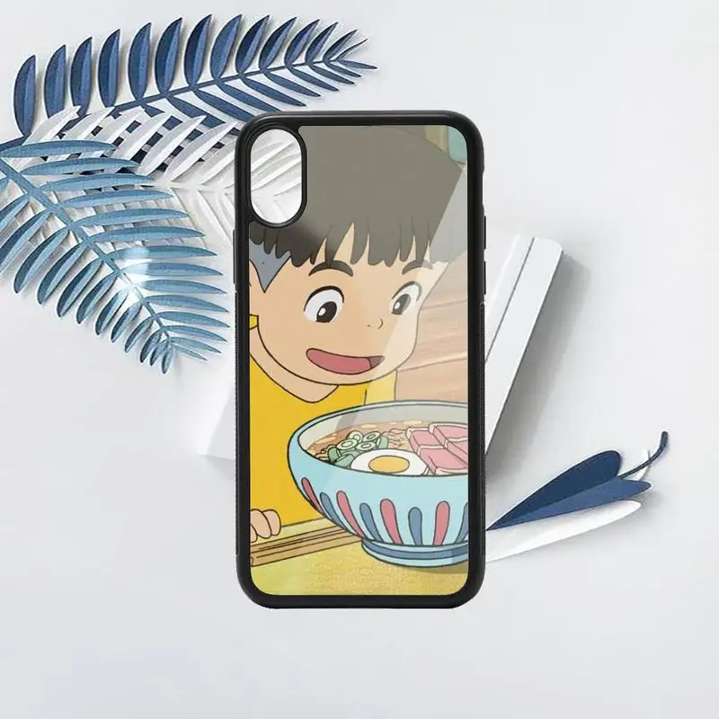 

Ponyo on the Cliff japanese anime Phone Case PC for iPhone 11 12 pro XS MAX 8 7 6 6S Plus X 5S SE 2020 XR luxury design shell