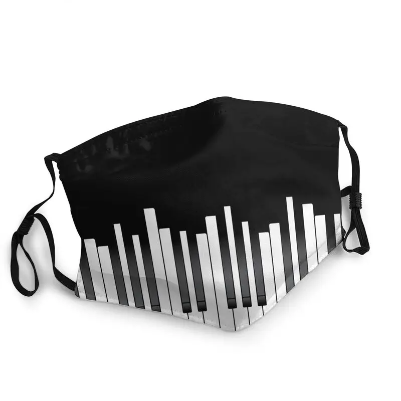 

Fashion Piano Reusable Face Mask Adult Unisex Music Lover Mask Anti Haze Dustproof Protection Cover Respirator Mouth Muffle