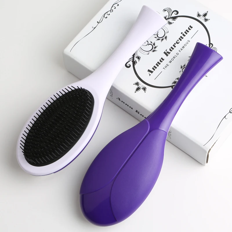 Расческа для волос Dark Queen овальная Массажная расческа укладки с защитой от узлов