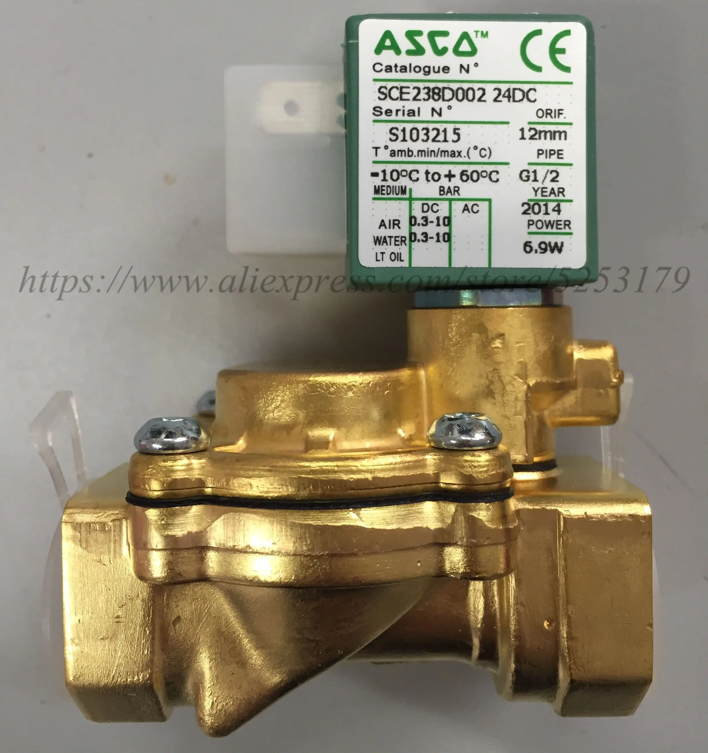 Новый оригинальный Соленоидный клапан ASCO SCE238D002 DC24V |