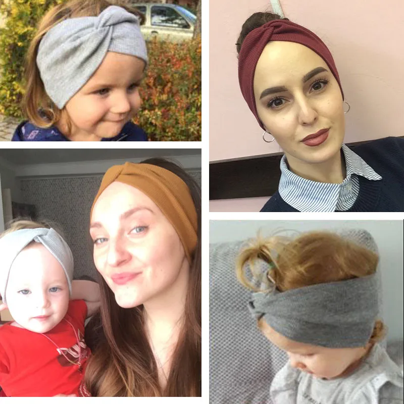 

DAXI Cotton Headbands For Women Girl Baby Headband Hair Head Bands For Women Makeup Accessories Head Wrap Kids Hair Tie