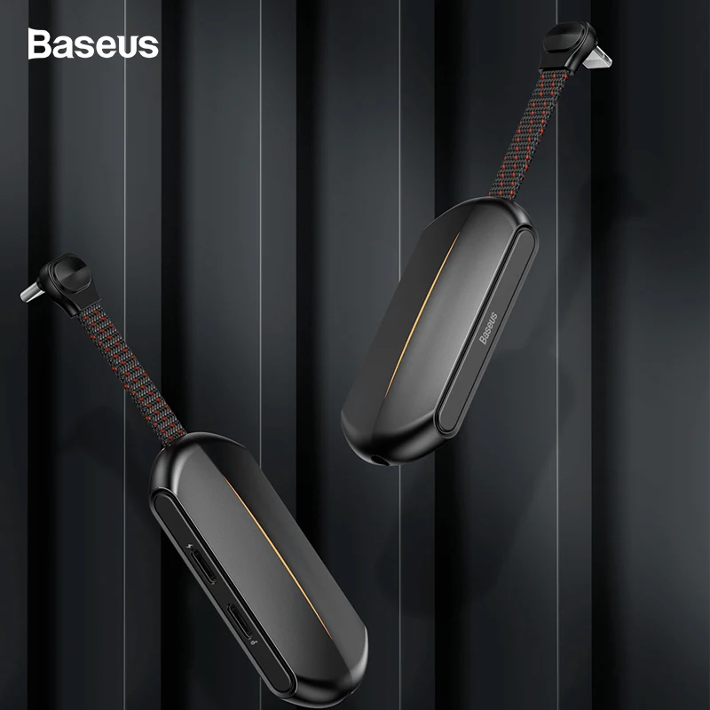 Аудиоадаптер Baseus Aux для наушников с разъемом Lightning 3 5 мм iPhone 11 Pro Xs Max Xr X 8 7 сплиттер |