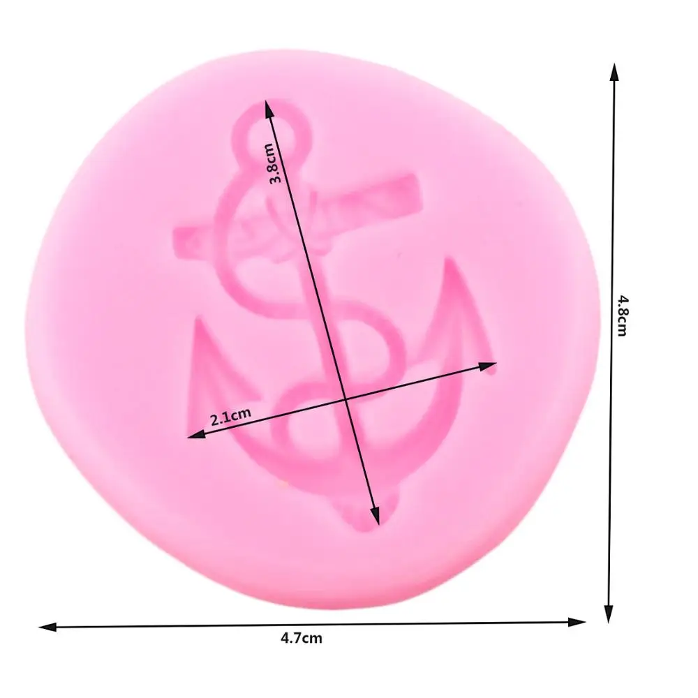 Силиконовая форма с якорем зеркальные кухонные формы для выпечки| |