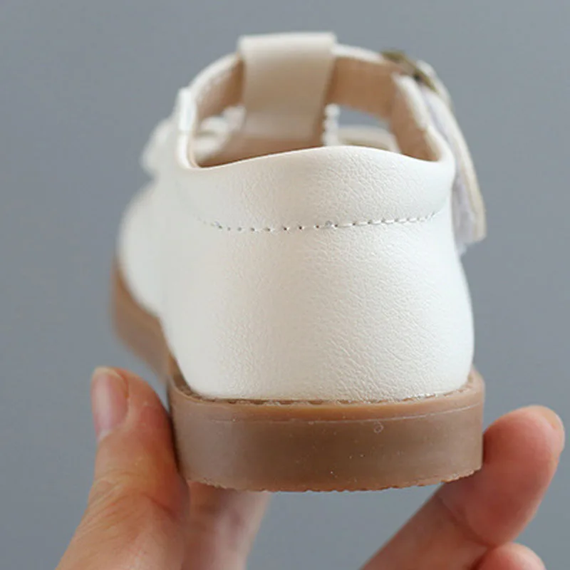 Детские танцевальные туфли с бантом для студенвечерние детские на плоской