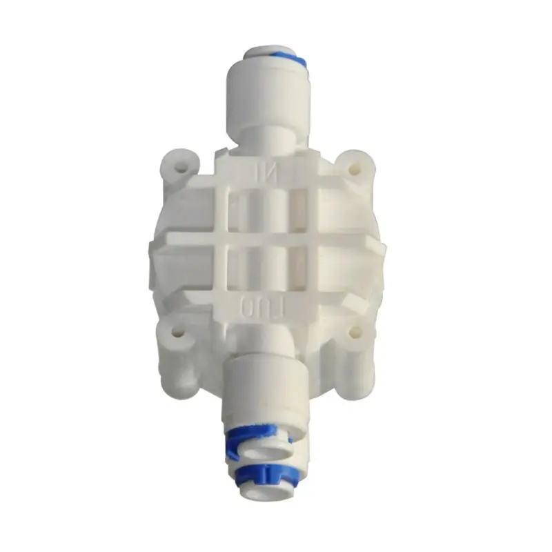 1/4" OD Tube 4 Way Valve Auto Shut Off Pressure Regulator Aquarium Water Purifier Reverse Osmosis Machine Filter Parts | Бытовая