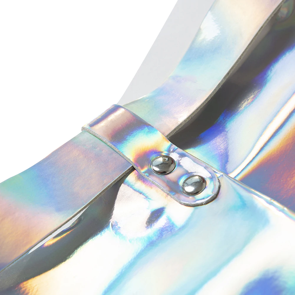 Ремень женский с лазерной пряжкой регулируемый пояс прямоугольной аксессуар для