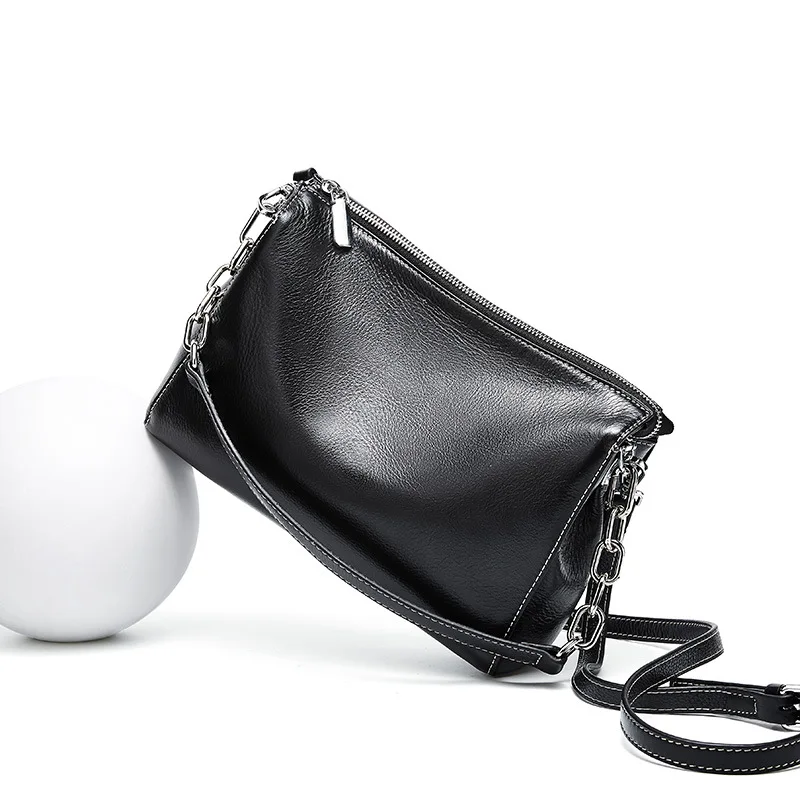 Сумка на плечо ZENCY женская из 100% натуральной воловьей кожи маленький мессенджер