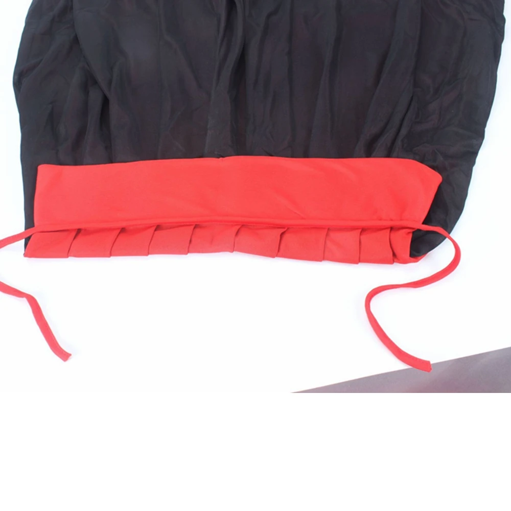 Накидка вампира для детей и взрослых Двусторонняя черная красная накидка с