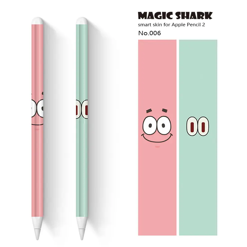 2 шт./лот для Apple Pencil наклейки и защищенная от царапин стильная футболка с