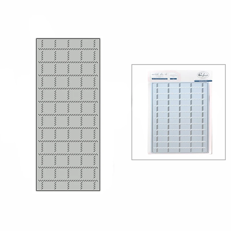 Новые тонкие сшитые сетка прямоугольник 2020 металлический Трафаретный вырубной