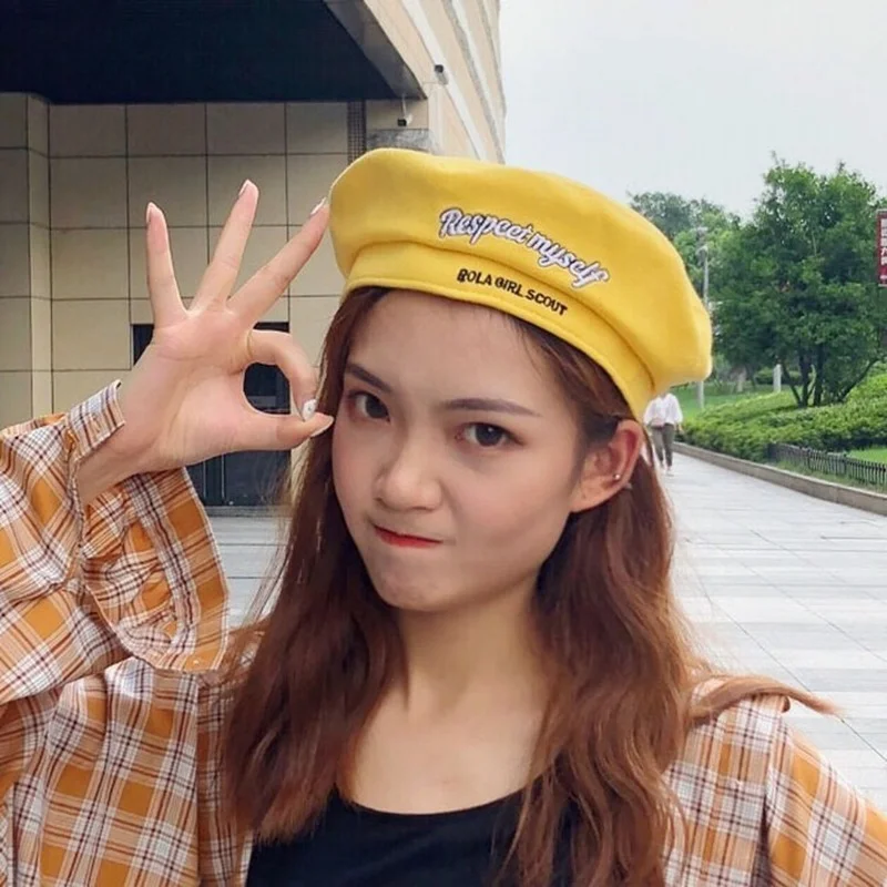 

wool Women Beret Autumn spring Octagonal Cap Hats Stylish Artist Newsboy Caps Boina para mujer sombreros Beret pour femme Bonnet