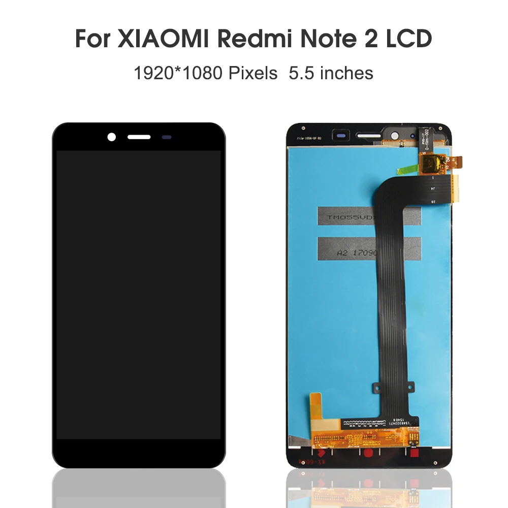 100% протестированный экран для Xiaomi Redmi Note 2 ЖК-дисплей с сенсорным экраном и