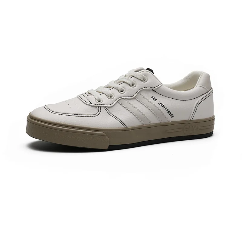 VASIBAEN белые туфли для мужчин 2021 Новая модная парусиновая обувь Модная мужская на