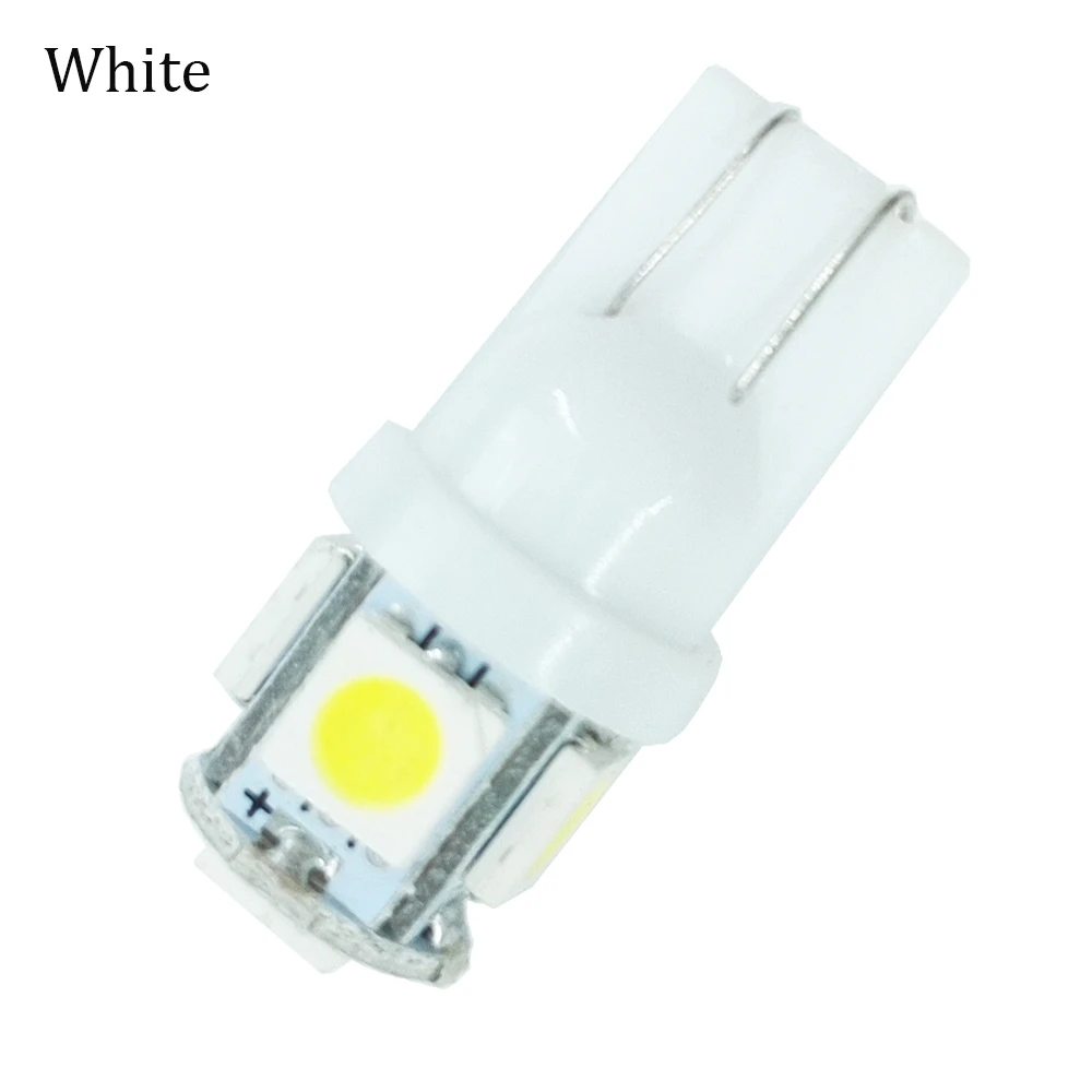ECAHAYAKU 1 шт. 12 В светодиодный T10 W5W 5050 5 SMD 194 168 светильник на танкетке